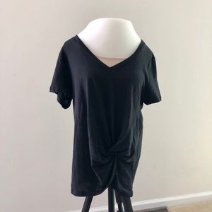 Altar'd State NWT Black Knotted T-Shirt